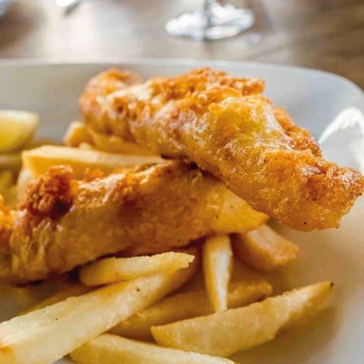 Deep Fried Hake and Chips